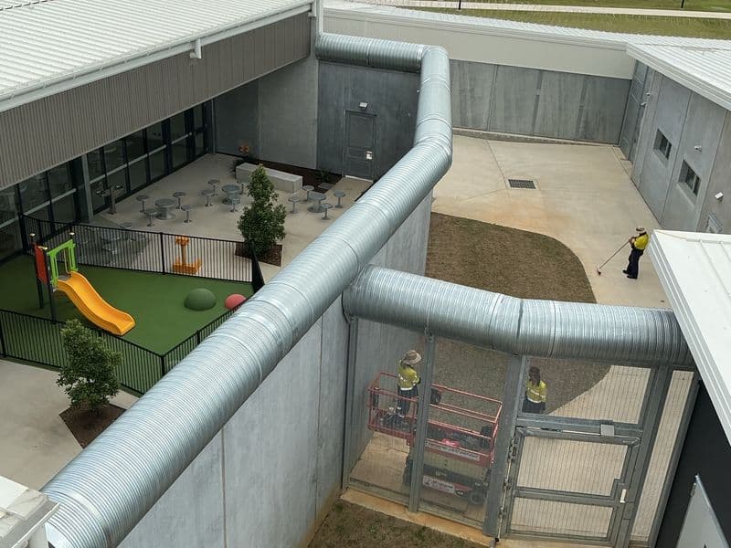 Gatton Correctional Centre high-security compound fencing