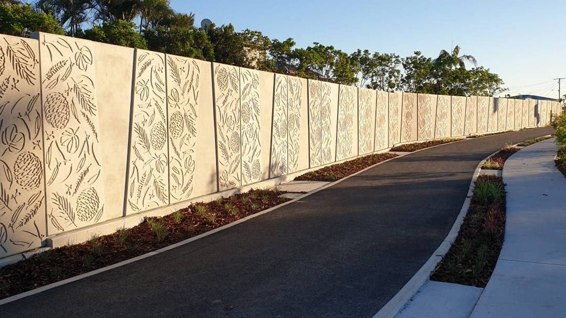 Commercial fencing installed along Wynnum Road in Brisbane
