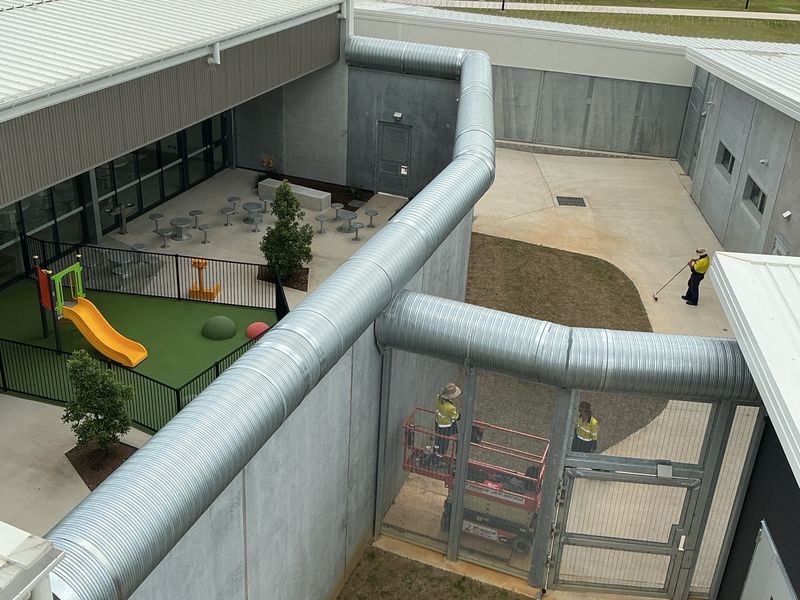 Gatton Correctional Centre high-security compound fencing